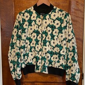 Who What Wear floral bomber jacket
